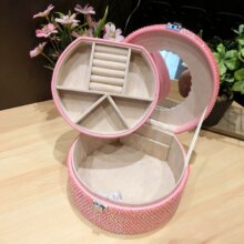 Hello Kitty Cartoon Double Layer Lock Jewelry Storage Box Hello Kitty Cartoon Double Layer Lock Jewelry Storage Box