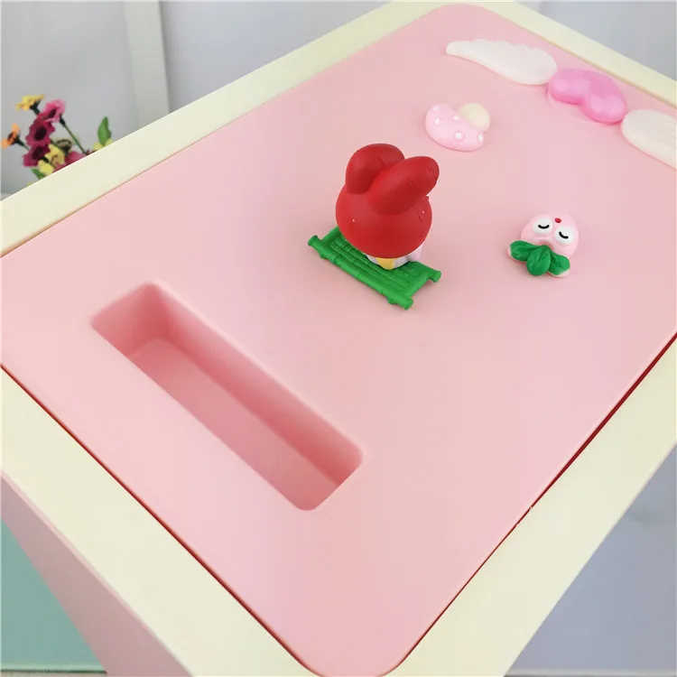 Hello Kitty Cartoon Lid Rolling And Pressing Type Plastic Trash Bin Hello Kitty Cartoon Lid Rolling And Pressing Type Plastic Trash Bin