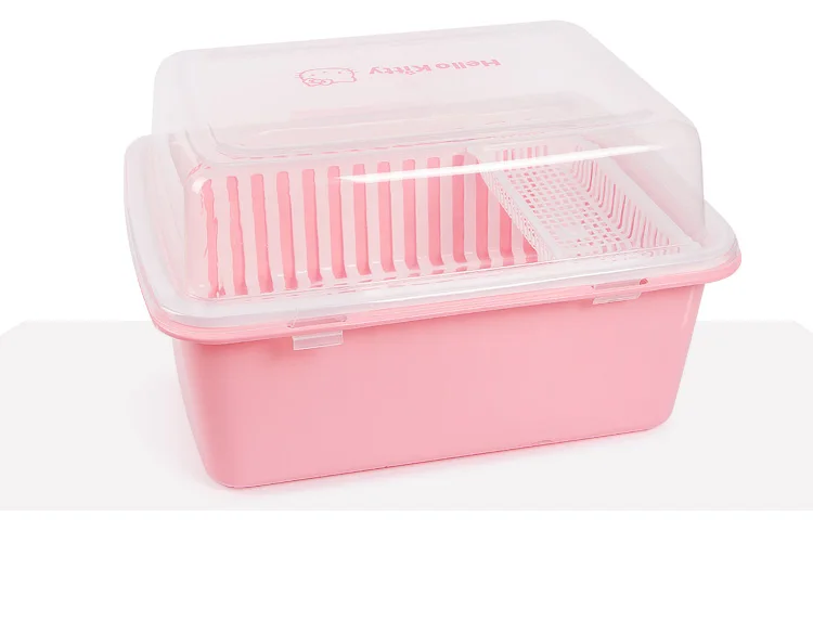 Hello Kitty Pattern Bowls And Chopsticks Rack Box Tableware Kitchen Accessories Hello Kitty Pattern Bowls And Chopsticks Rack Box Tableware Kitchen Accessories