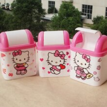 Hello Kitty Cartoon Table Tissue Storage Bucket Hello Kitty Cartoon Table Tissue Storage Bucket
