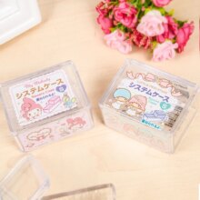 Cartoon Hello Kitty Compartment Transparent Storage Box Cartoon Hello Kitty Compartment Transparent Storage Box