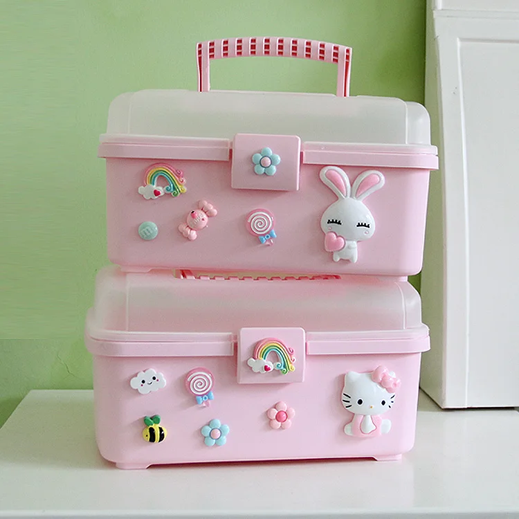 Hello Kitty Plastic Medical Kit Storage Box