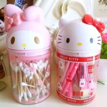 Hello Kitty Cotton Swab And Cosmetic Organizer Hello Kitty Cotton Swab And Cosmetic Organizer