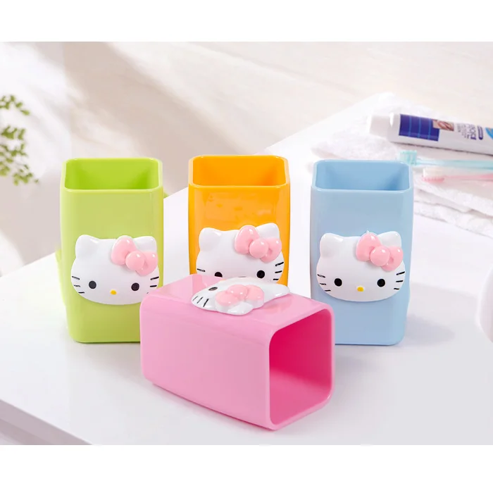 Hello Kitty Cartoon Toothbrush Holder