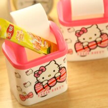 Hello Kitty Cartoon Desktop Plastic Garbage Storage Bucket Hello Kitty Cartoon Desktop Plastic Garbage Storage Bucket