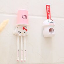 Hello Kitty Cartoon Mouthwash Toothbrush Set Hello Kitty Cartoon Mouthwash Toothbrush Set