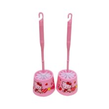 Cartoon Hello Kitty Toilet Brush Cleaner Bathroom Set Cartoon Hello Kitty Toilet Brush Cleaner Bathroom Set