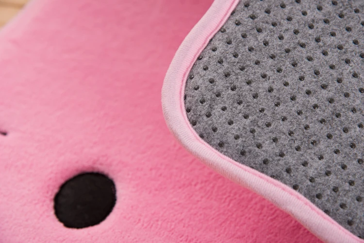 Hello Kitty Cartoon Anti Slip Suede Water Absorption Round Mat