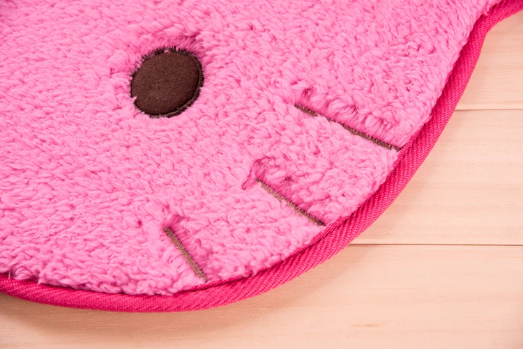 Hello Kitty Cartoon Anti Slip Suede Water Absorption Round Mat