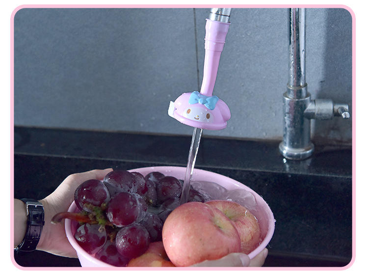 Hello Kitty Head Mouth Cartoon Silicone Faucet Extension Hello Kitty Head Mouth Cartoon Silicone Faucet Extension