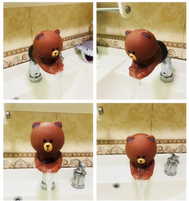 Hello Kitty Head Mouth Cartoon Silicone Faucet Extension Hello Kitty Head Mouth Cartoon Silicone Faucet Extension