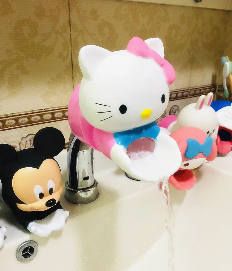 Hello Kitty Head Mouth Cartoon Silicone Faucet Extension Hello Kitty Head Mouth Cartoon Silicone Faucet Extension