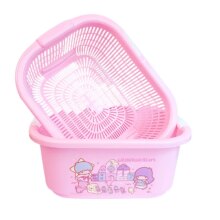 Kawaii Hello Kitty Kitchen Double Wash Basket Kawaii Hello Kitty Kitchen Double Wash Basket