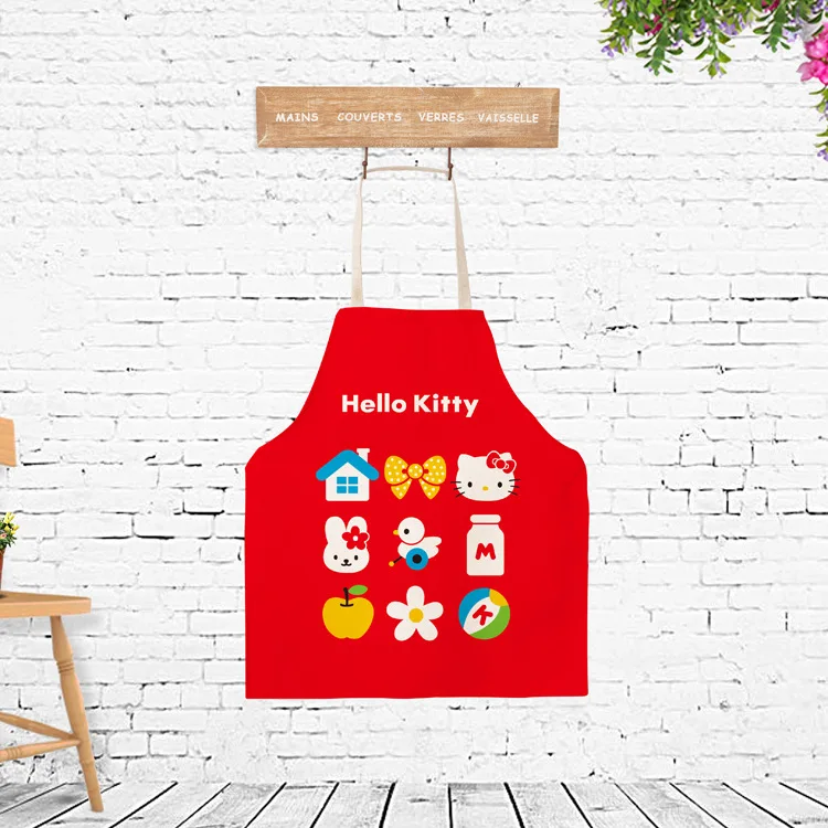 Cartoon Hello Kitty Kitchen Cooking Apron