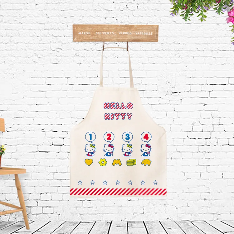 Cartoon Hello Kitty Kitchen Cooking Apron