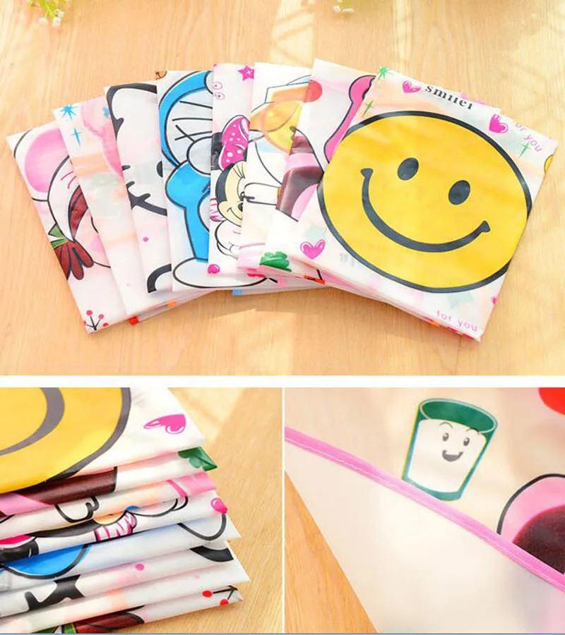 Cartoon Cat Mickey Print Transparent Waterproof Anti-Oil Sleeveless Apron