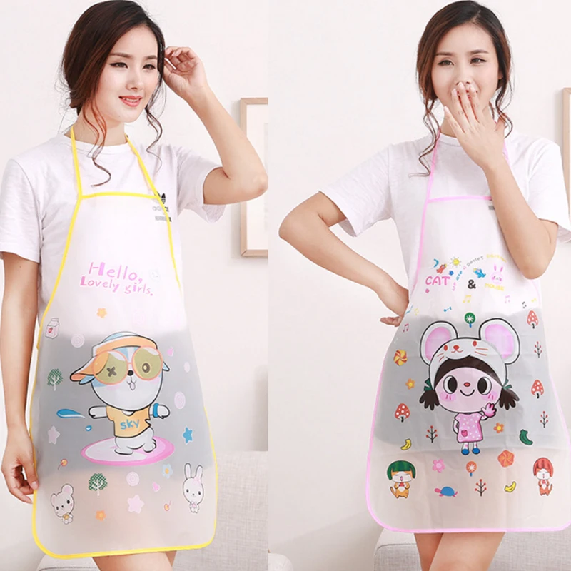 Hello Kitty Cartoon Sleeveless Waterproof Oil-Proof Apron