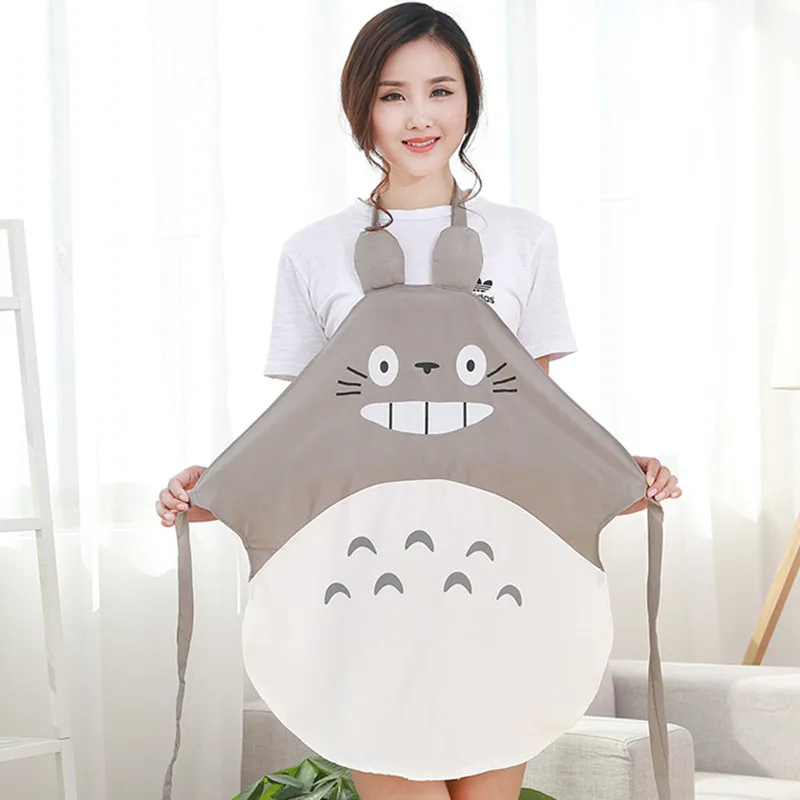 Cartoon Print Sleeves Waterproof Kitchen Soil Release Apron