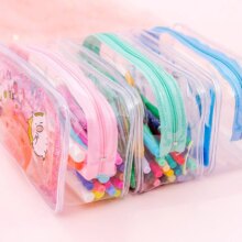 Kawaii Pig Oil Transparent High Capacity Pencil Case Kawaii Pig Oil Transparent High Capacity Pencil Case