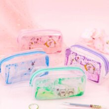 Kawaii Pig Oil Transparent High Capacity Pencil Case Kawaii Pig Oil Transparent High Capacity Pencil Case
