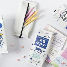 Kawaii Milk Drink Design Large Capacity Pencil Case Kawaii Milk Drink Design Large Capacity Pencil Case