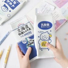 Kawaii Milk Drink Design Large Capacity Pencil Case Kawaii Milk Drink Design Large Capacity Pencil Case