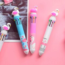 Kawaii Unicorn Multicolor Pink Star Multi Function Ballpoint Pen Kawaii Unicorn Multicolor Pink Star Multi Function Ballpoint Pen