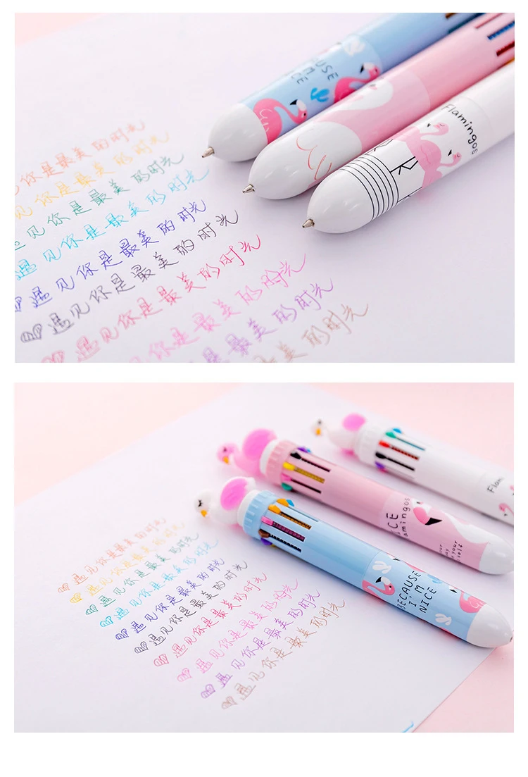 Unicorn 10 Multicolor In 1 Ballpoint Pens For School Office Supplies