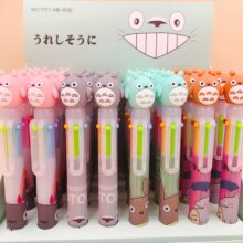 Kawaii Totoro Design 6 Colors In 1 Ballpoint Pen Kawaii Totoro Design 6 Colors In 1 Ballpoint Pen
