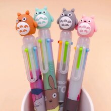 Kawaii Totoro Design 6 Colors In 1 Ballpoint Pen Kawaii Totoro Design 6 Colors In 1 Ballpoint Pen