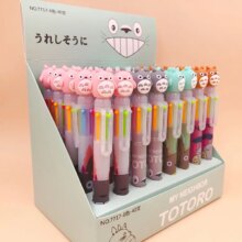 Kawaii Totoro Design 6 Colors In 1 Ballpoint Pen Kawaii Totoro Design 6 Colors In 1 Ballpoint Pen