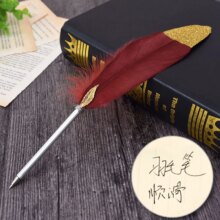 Kawaii Glittering Feather Design Ballpoint Pen Kawaii Glittering Feather Design Ballpoint Pen