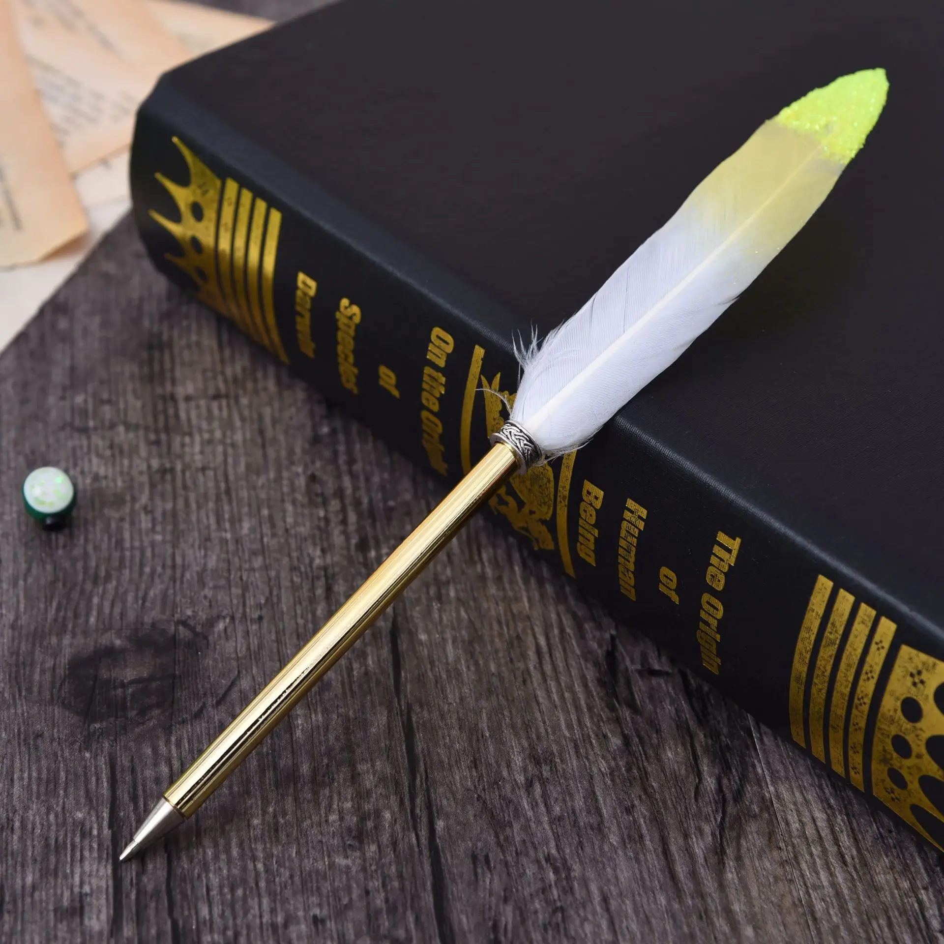 Kawaii Colorful Feather Ballpoint Pen