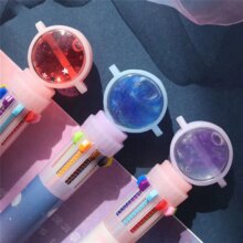 Kawaii Multicolor Starry Sky Stationery 10 Colors In 1 Ballpoint Pen Kawaii Multicolor Starry Sky Stationery 10 Colors In 1 Ballpoint Pen