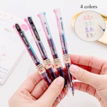 4 Colors In 1 Transparent Ballpoint Pens Multicolor For School Office Stationery Supplies 4 Colors In 1 Transparent Ballpoint Pens Multicolor For School Office Stationery Supplies
