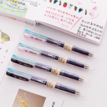 4 Colors In 1 Transparent Ballpoint Pens Multicolor For School Office Stationery Supplies 4 Colors In 1 Transparent Ballpoint Pens Multicolor For School Office Stationery Supplies