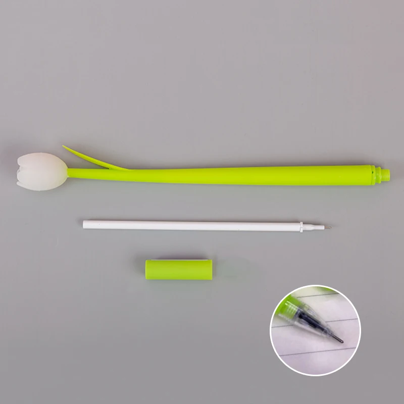Kawaii Discolor Tulip Novelty Flower Neutral Gel Pen
