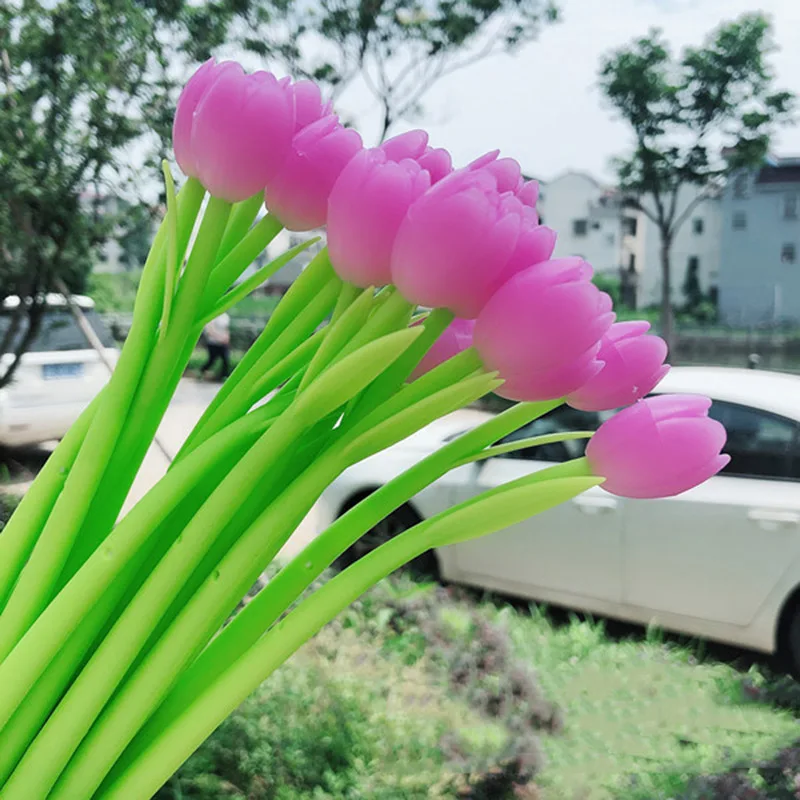 Kawaii Discolor Tulip Novelty Flower Neutral Gel Pen