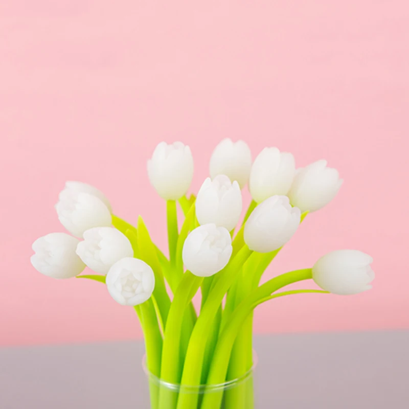 Kawaii Discolor Tulip Novelty Flower Neutral Gel Pen