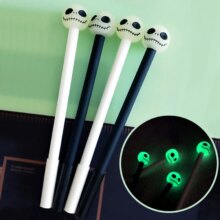 Kawaii Luminous Skull Design Stationery Gel Pens Kawaii Luminous Skull Design Stationery Gel Pens