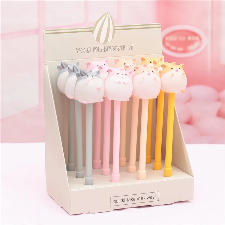 Kawaii Stationery Hamster Gel Pen