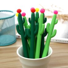 Cactus Kawaii Gel Pens Novelty Green Plants School Stationery Cactus Kawaii Gel Pens Novelty Green Plants School Stationery