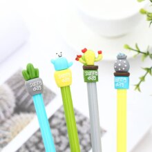 Cactus Kawaii Gel Pens Novelty Green Plants School Stationery Cactus Kawaii Gel Pens Novelty Green Plants School Stationery