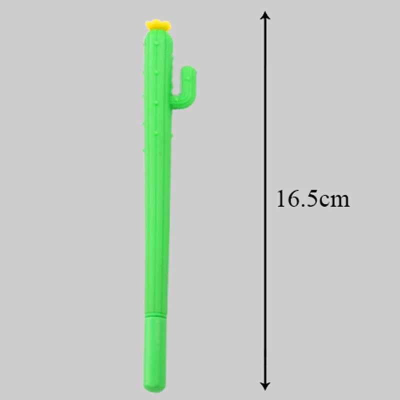 Cactus Kawaii Gel Pens Novelty Green Plants School Stationery