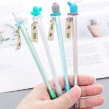 Cactus Kawaii Gel Pens Novelty Green Plants School Stationery Cactus Kawaii Gel Pens Novelty Green Plants School Stationery
