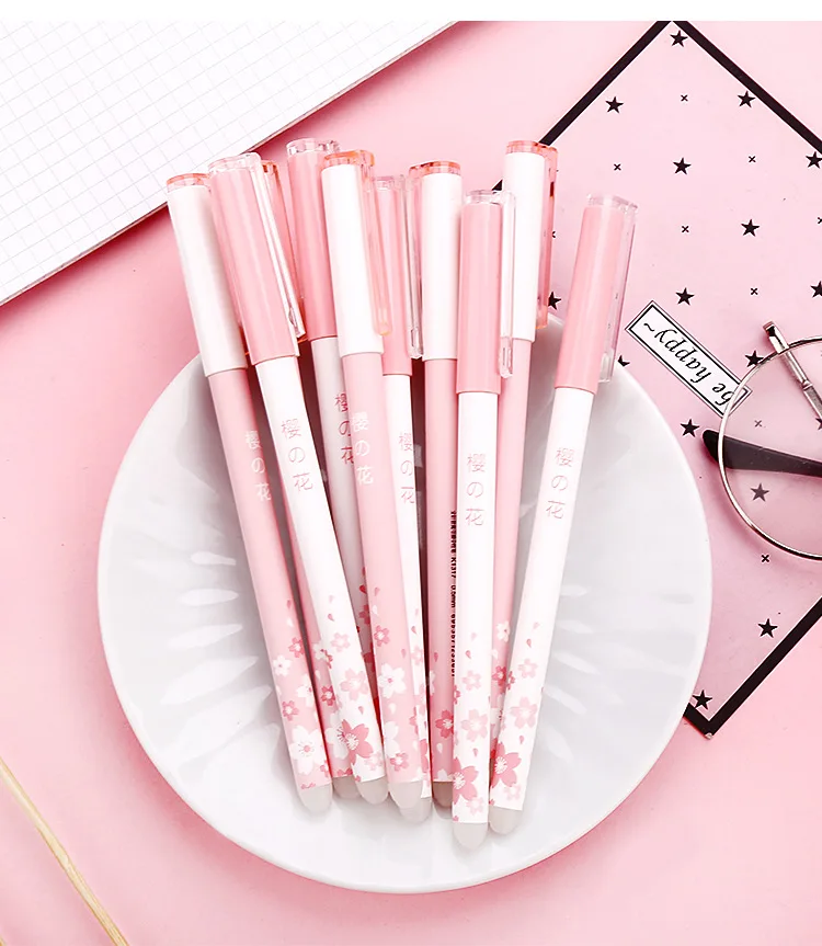 Kawaii Cat Mermaid Stationery Erasable Gel Pen