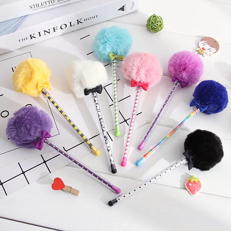 Kawaii Fruit Hairball Candy Color Gel Pens