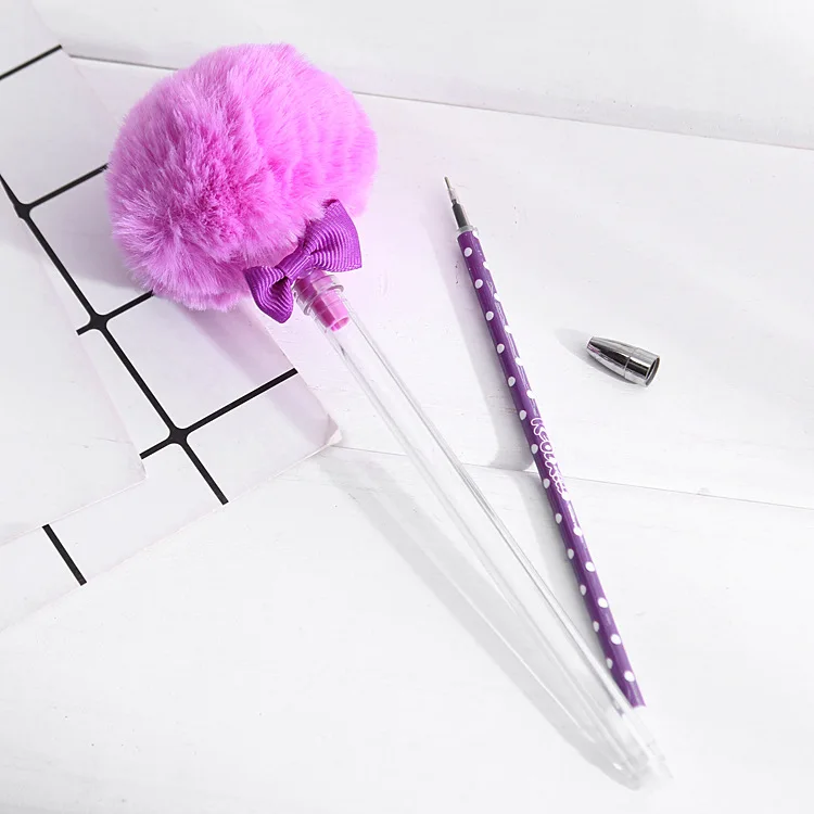 Kawaii Fruit Hairball Candy Color Gel Pens