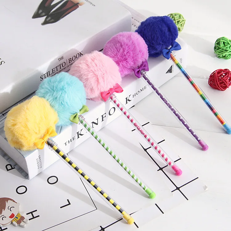 Kawaii Fruit Hairball Candy Color Gel Pens