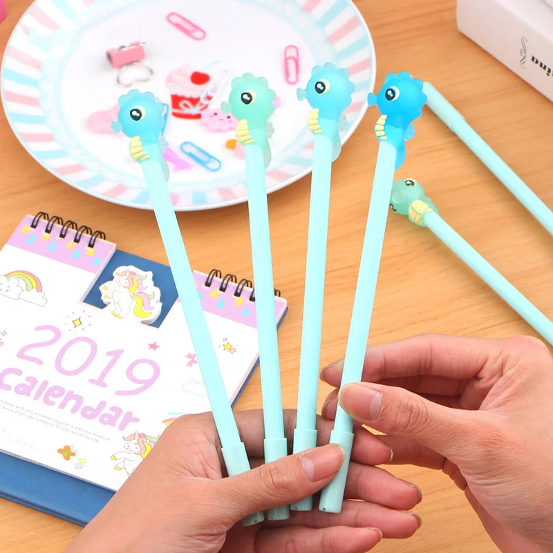 Kawaii Seahorse Stationery Gel Pen For Kids Kawaii Seahorse Stationery Gel Pen For Kids